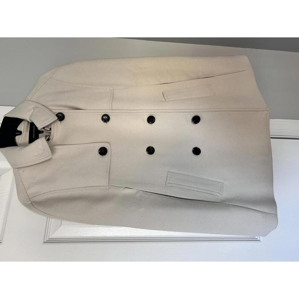 Ann Taylor Cream Cape Coat